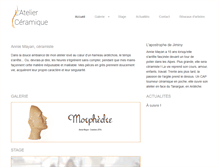 Tablet Screenshot of latelierceramique.com